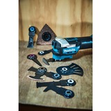 Makita Herramienta multifunción inalámbrica DTM52ZJX2, 18 voltios + 33 accesorios azul/Negro