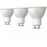 Philips Hue GU10 - foco inteligente - (paquete de 3), Lámpara LED Philips Hue White ambiance GU10 - foco inteligente - (paquete de 3), Bombilla inteligente, Bluetooth/Zigbee, Blanco, GU10, GU10, Reflectora