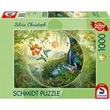 Schmidt Spiele Silvia Christoph: Yin & Yang en el bosque de los colibríes, Puzzle 