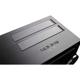 SilverStone Grandia GD08 HTPC Negro, Caja HTPC negro, HTPC, PC, Negro, ATX, CEB, EATX, EEB, micro ATX, Aluminio, Acero, Hogar / Oficina, Minorista