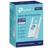 TP-Link RE365 ampliador de red Repetidor de red Blanco 10, 100 Mbit/s Repetidor de red, 3048 m, 867 Mbit/s, 10,100 Mbit/s, Windows 10, Windows 2000, Windows 7, Windows 8, Windows 8.1, Windows 98SE, Windows NT, Windows..., Internet Explorer 11, Firefox 12.0, Chrome 20.0, Safari 4.0