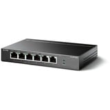 TP-Link TL-SF1006P switch No administrado Fast Ethernet (10/100) Energía sobre Ethernet (PoE) Negro, Interruptor/Conmutador No administrado, Fast Ethernet (10/100), Bidireccional completo (Full duplex), Energía sobre Ethernet (PoE)