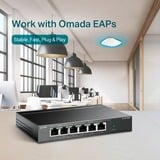 TP-Link TL-SF1006P switch No administrado Fast Ethernet (10/100) Energía sobre Ethernet (PoE) Negro, Interruptor/Conmutador No administrado, Fast Ethernet (10/100), Bidireccional completo (Full duplex), Energía sobre Ethernet (PoE)