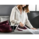 Tefal Pro Express Vision GV9810 3000 W 1,1 L Durilium AirGlide Autoclean soleplate Rojo, Blanco, Estación de planchado a vapor Berenjena/blanco, 3000 W, 680 g/min, Durilium AirGlide Autoclean soleplate, 8,3 bar, 1,1 L, 180 g/min