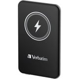 Verbatim Charge 'n' Go Polímero de litio 5000 mAh Cargador inalámbrico Negro, Banco de potencia negro, 5000 mAh, Polímero de litio, Quick Charge 3.0, Cargador inalámbrico, Negro