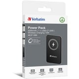 Verbatim Charge 'n' Go Polímero de litio 5000 mAh Cargador inalámbrico Negro, Banco de potencia negro, 5000 mAh, Polímero de litio, Quick Charge 3.0, Cargador inalámbrico, Negro