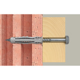 fischer Taco de expansión SX Plus 12x60, Pasador gris claro