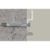 fischer Taco de expansión SX Plus 12x60, Pasador gris claro