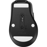 ASUS SmartO Mouse MD200, Ratón negro, Ambidextro, Óptico, RF Wireless + Bluetooth, 4200 DPI, Negro