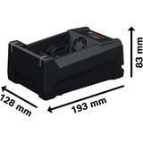 Bosch 1 600 A03 7CH cargador de batería negro