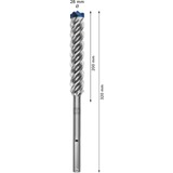 Bosch Expert Broca para martillo SDS Max-8X, Taladro Martillo perforador, Hammer drill bit, 2,8 cm, 320 mm, Concreto, Piedra, 20 cm