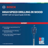 Bosch Juego de brocas planas Expert Self Cut Speed, 6 piezas, Ø 13 - 25mm, Conjuntos de brocas 