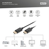 Digitus Cable de conexión DisplayPort, UHD 8K negro