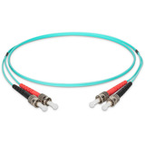 Digitus Cable de parche LWL, dúplex, conector ST > ST, multimodo OM3 turquesa