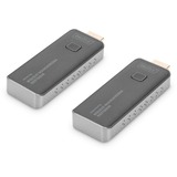 Digitus Click & Present Mini - Wireless DS-55319, Alargador de HDMI negro/Plateado