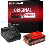 EINHELL PLUS Power-X-Change Starter-Kit, 18Volt 4Ah, Conjunto negro/Rojo