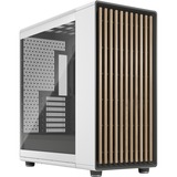 Fractal Design North XL Chalk White TG Clear, Cajas de torre blanco/Madera