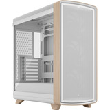 Fractal Design Summit Chalk White TG Clear Tint, Cajas de torre blanco/Madera