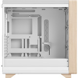 Fractal Design Summit Chalk White TG Clear Tint, Cajas de torre blanco/Madera