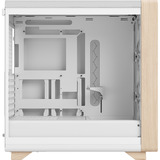Fractal Design Summit Chalk White TG Clear Tint, Cajas de torre blanco/Madera