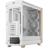Fractal Design Summit Chalk White TG Clear Tint, Cajas de torre blanco/Madera