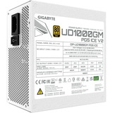 GIGABYTE UD1000GM PG5 V2 ICE, Fuente de alimentación de PC blanco