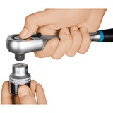 Hazet Carraca de dientes finos HiPer 1/4" negro/Azul