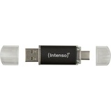 Intenso 3539491 unidad flash USB 128 GB USB Type-A / USB Type-C 3.2 Gen 1 (3.1 Gen 1) Antracita, Lápiz USB antracita/Transparente, 128 GB, USB Type-A / USB Type-C, 3.2 Gen 1 (3.1 Gen 1), 70 MB/s, Tapa, Antracita