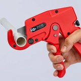 KNIPEX 94 10 185 Cortador para tubos cortatubos manual, Corta tubos rojo, Cortador para tubos, Rojo