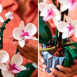 LEGO Creator Expert 10311 Icons Orquídeas, Flores Artificales para Construir para Adultos, Juegos de construcción Flores Artificales para Construir para Adultos, Juego de construcción, 18 año(s), Plástico, 608 pieza(s), 740 g