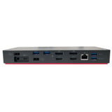 Lenovo Thunderbolt 3 Dock Gen 2 Reacondicionado, Estación de acoplamiento negro