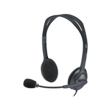 Logitech H111 Auriculares Alámbrico Diadema Oficina/Centro de llamadas Negro, Auriculares con micrófono gris, Alámbrico, Oficina/Centro de llamadas, 20 - 20000 Hz, 74 g, Auriculares, Negro