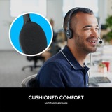 Logitech H111 Auriculares Alámbrico Diadema Oficina/Centro de llamadas Negro, Auriculares con micrófono gris, Alámbrico, Oficina/Centro de llamadas, 20 - 20000 Hz, 74 g, Auriculares, Negro