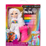 MGA Entertainment Rainbow High Air Brush & Create Fashion Dolls -Green Eyes, Muñecos Rainbow High Air Brush & Create Fashion Dolls -Green Eyes, Muñeca fashion, Femenino, 4 año(s), Niño/niña, 280 mm, Multicolor