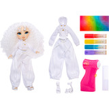 MGA Entertainment Rainbow High Air Brush & Create - Purple Eyes, Muñecos 
