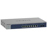 Netgear MS510TXM switch Gestionado L2/L3/L4 10G Ethernet (100/1000/10000) Gris, Azul, Interruptor/Conmutador gris, Gestionado, L2/L3/L4, 10G Ethernet (100/1000/10000), Bidireccional completo (Full duplex), Montaje en rack