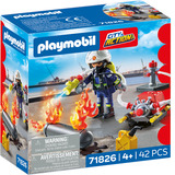 PLAYMOBIL Action Heroes Eliminación de un tanque de gas, Juegos de construcción 