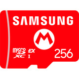 SAMSUNG 10016156 memoria flash 256 GB MicroSDXC, Tarjeta de memoria 256 GB, MicroSDXC, Rojo