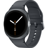 Samsung Galaxy Watch 8 3,3 cm (1.3") AMOLED 40 mm Digital 438 x 438 Pixeles Pantalla táctil Grafito Wifi GPS (satélite), SmartWatch gris oscuro, 3,3 cm (1.3"), AMOLED, Pantalla táctil, 32 GB, GPS (satélite), 30 g