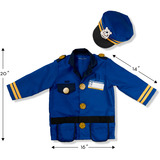 Spin Master - Disfraz Policía Niño y Niña de 3 a 6 Años, con Esposas, Chaqueta, Silbato, Placa, Walkie-Talkie y Más - 6075144 - Juguetes Niños 3 Años + - Regalo Niño 3 Años + - Juegos Infantiles, Juego de rol con Esposas, Chaqueta, Silbato, Placa, Walkie-Talkie y Más - 6075144 - Juguetes Niños 3 Años + - Regalo Niño 3 Años + - Juegos Infantiles, Disfraz, Niño, Unisex, Uniforme, Policía, Azul, Amarillo