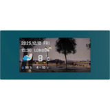 Thermaltake Kit de panel LCD de 6 pulgadas para View 600 TG Transformative Teal, Pantalla azul verdoso