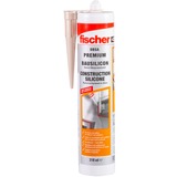 fischer Silicona de construcción DBSA GR 310ml gris cemento, sellador gris