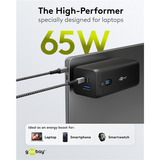 goobay Powerbank para portátil 20.000 mAh con Power Delivery, Banco de potencia negro