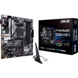 ASUS PRIME B550M-A WIFI II AMD B550 Zócalo AM4 micro ATX, Placa base negro/Plateado, AMD, Zócalo AM4, AMD Ryzen 3000 Series, AMD Ryzen 5000 Series, Zócalo AM4, DDR4-SDRAM, 128 GB