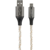 Ansmann Cable USB-A a USB tipo C negro/Transparente