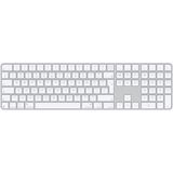 Apple Magic Keyboard con Touch ID y teclado numérico plateado/blanco