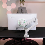 Arozzi Alzare Neo Single, Soporte de monitor blanco