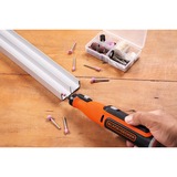 BLACK+DECKER Herramienta multifunción BCRT8IK-XJ, 7,2 voltios naranja/Negro
