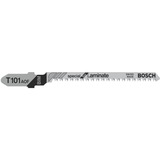Bosch 2608636432 Hoja de sierra de vaivén Bimetálico 3 pieza(s) Hoja de sierra de vaivén, Laminado, Parqué, Policloruro de vinilo no plastificado (PVC-U), Bimetálico, Gris, 1,4 mm, 8,3 cm