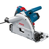 Bosch GKT 55 GCE + FSN 1400 PROFESSIONAL 16,5 cm Negro, Azul, Plata 6250 RPM 1400 W, Sierra circular azul, Metal, Madera, Negro, Azul, Plata, 16,5 cm, 6250 RPM, 5,7 cm, 2 cm